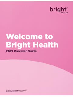 Welcome to Bright Health