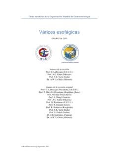 2014 Esophageal Varices Spanish Translation Final