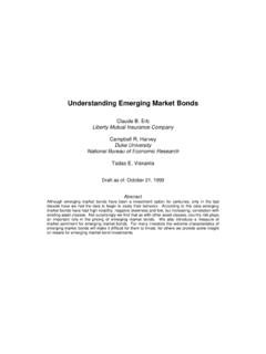 Understanding Emerging Market Bonds