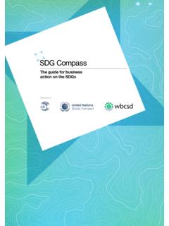 The guide for business action on the SDGs - SDG Compass