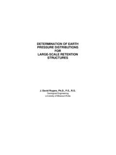 DETERMINATION OF EARTH PRESSURE …