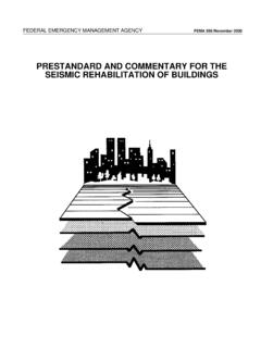 PRESTANDARD AND COMMENTARY FOR THE SEISMIC …