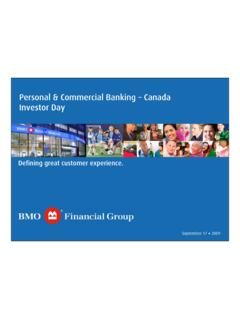 Personal &amp; Commercial Banking – Canada Investor Day