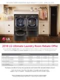 2018 LG Ultimate Laundry Room Rebate Offer