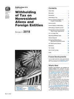 Foreign Entities of Tax on - IRS tax forms