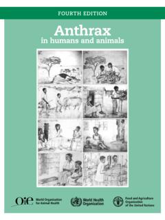 Fourth edition Anthrax - World Health Organization