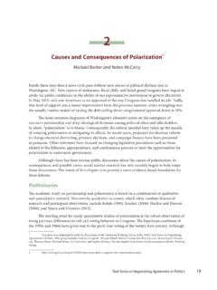 Causes and Consequences of Polarization