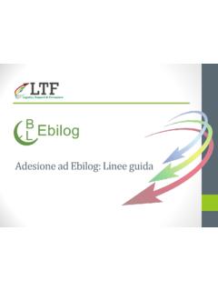 Adesione ad Ebilog: Linee guida - Consorzio LTF