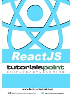 ReactJS - Tutorialspoint