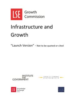 Infrastructure and Growth - LSE Home