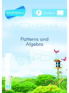 Patterns and Algebra F - cpb-ap-se2.wpmucdn.com
