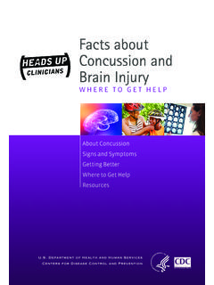 Facts About Concussion and Brain Injury