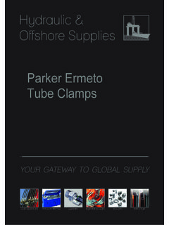 Parker Ermeto Tube Clamps - Hydraulic Hose
