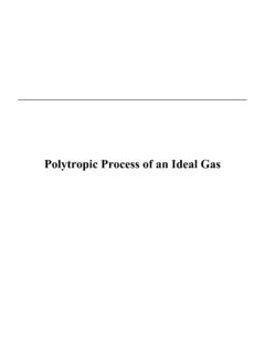 Polytropic Process of an Ideal Gas - Clarkson University