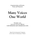Many Voices One World - UN Documents