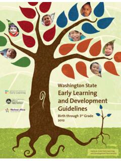 Washington State Early Learning and Development …