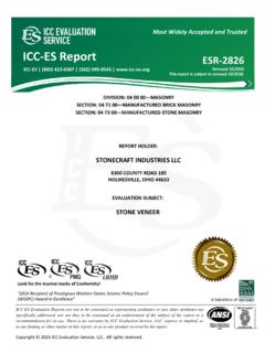 ICC ES Report ESR