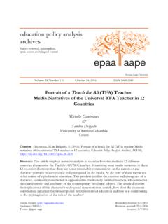 education policy analysis archives - ERIC