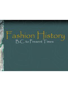 Fashion History - Fort Bend ISD