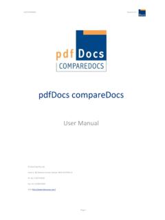 pdfDocs compareDocs - docscorp.net