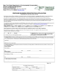 Pesticide Business Registration Application