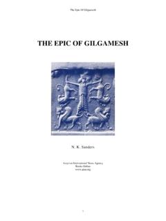 THE EPIC OF GILGAMESH - Assyrian International News Agency