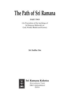 The Path of Sri Ramana - Part Two - Happiness of Being