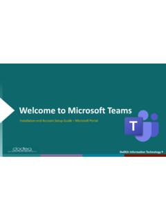 Welcome to Microsoft Teams - DoDEA