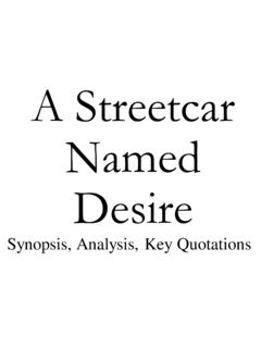 A Streetcar Named Desire - St Leonard's College