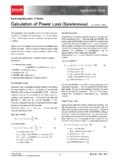 Calculation of Power Loss (Synchronous) : Power …