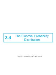 The Binomial Probability Distribution - Purdue University