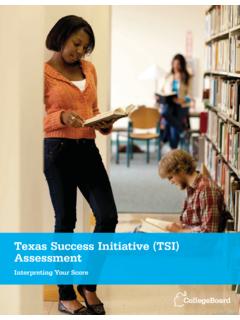 Texas Success Initiative (TSI) Assessment