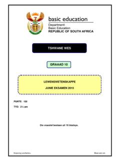 TSHWANE WES GRAAAD 10 - pnhs.co.za