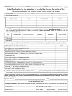 Application no. County Tax year Rev. 9/17 Initial ...