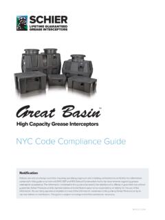 High Capacity Grease Interceptors - schier