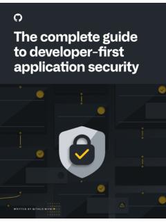 The complete guide to developer-first application security