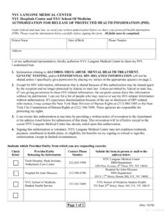 Authorization for Release of Protected Health Information Form