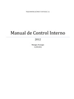 Manual de Control Interno - Telssa