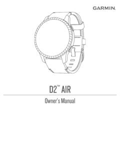 D2™‎ Air Owner’s Manual - Garmin