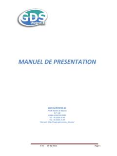 MANUEL DE PRESENTATION - gds-services-61.com