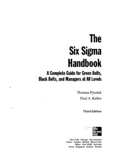 The Six Sigma Handbook - GBV