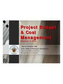 1 Project Budget &amp; Cost Management