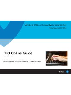 FRO Online Guide