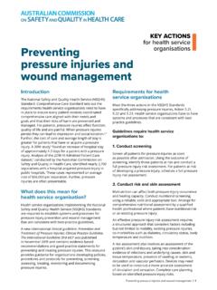 Fact Sheet: Preventing pressure injuries and wound …