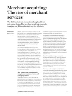 Chapter 2: Merchant acquiring: The rise of merchant services