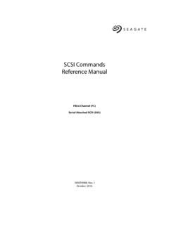 SCSI Commands Reference Manual - Seagate.com