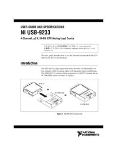 NI USB-9233 User Guide and Specifications - …