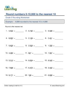 Round numbers 0-10,000 to the nearest 10 - k5learning.com