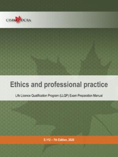 Ethics and professional practice