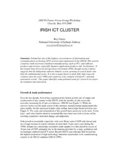 IRISH ICT CLUSTER - OECD.org